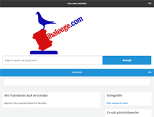 Tablet Screenshot of ihaleege.com